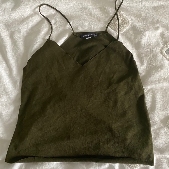 Brandy Melville olive green cami - Picture 4 of 5